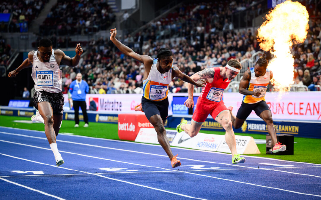 Welt- und Europameister Jeremiah Azu läuft in Berlin! Werden die 60 Meter der Männer beim ISTAF INDOOR so schnell wie noch nie?