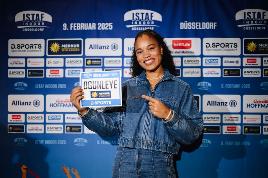 ISTAF INDOOR: Olympiasiegerin Yemisi Ogunleye freut sich aufs Kugelstoßen und viele Fans