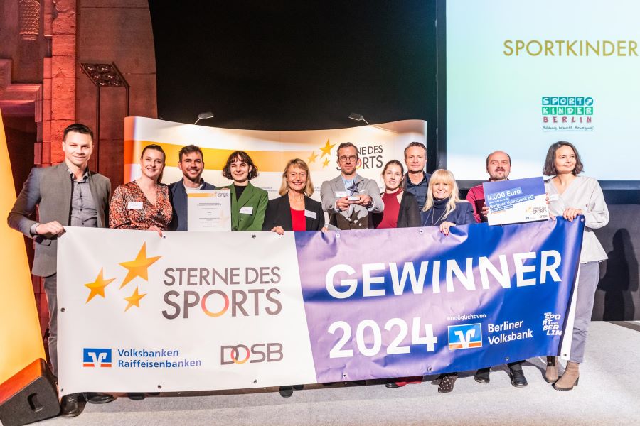 Großer Stern des Sports in Silber für „Sportkinder Berlin e. V.